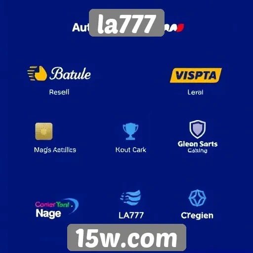 Métodos de pagamento disponíveis no la777